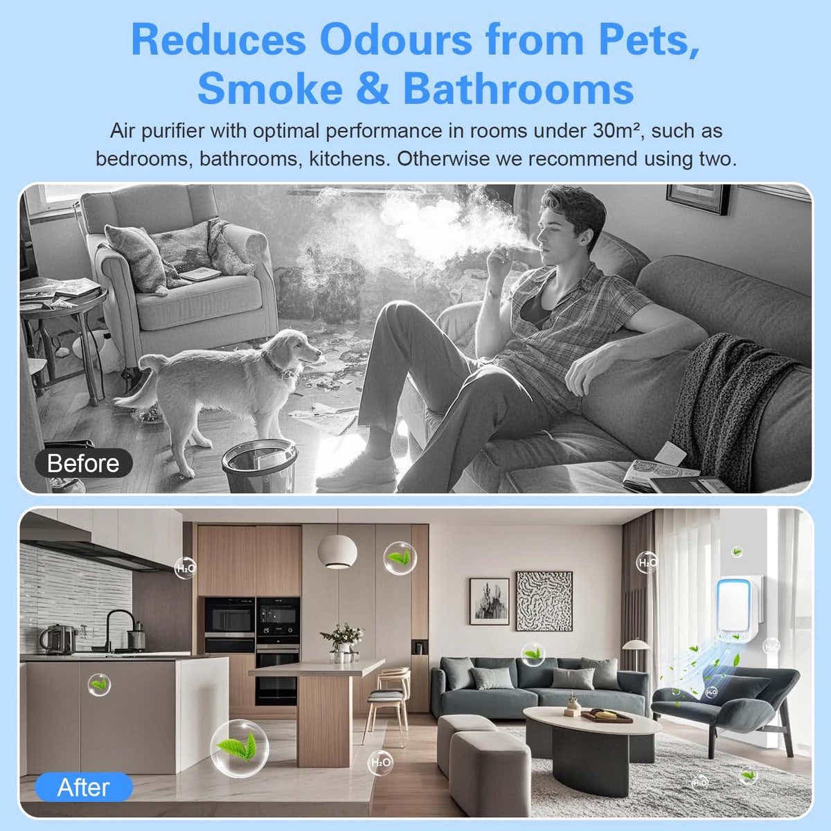 DS NA Air Purifier - Pack of 4 Plug-in Negative Ion Air Purifiers