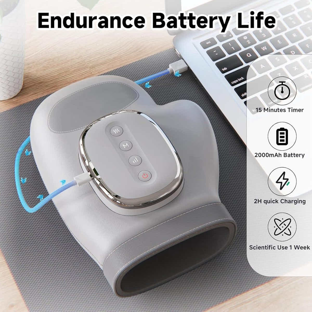 DS NA Hand Massager with Inflatable Cushion – Heat & Compression Therapy