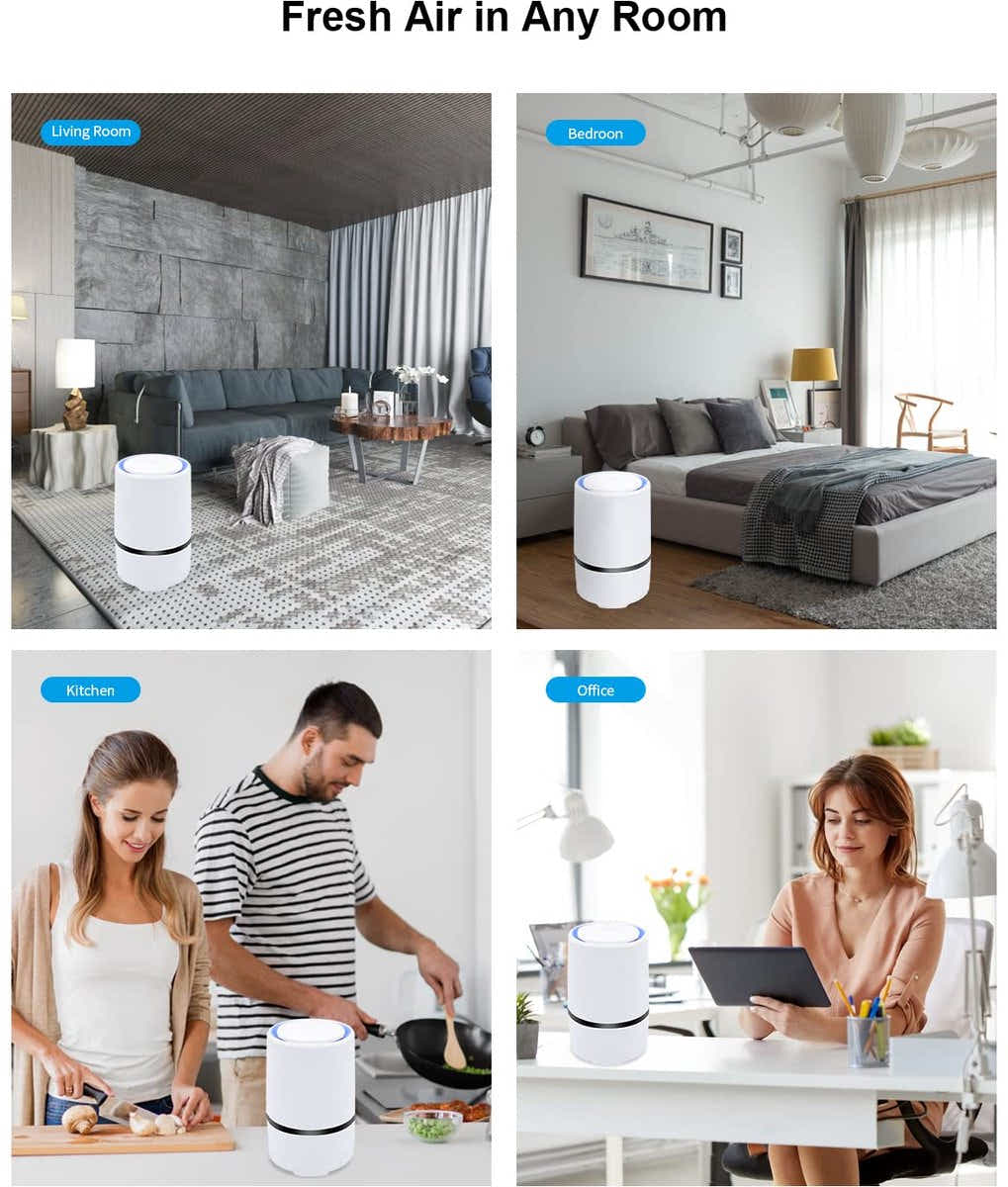 DS NA Air purifier For living room, bedroom, office and baby's room