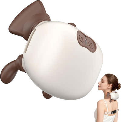 DS NA 4D neck massager, shoulder massager with heating, a cordless and portable