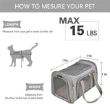 DS NA Bicycle Panniers – Dog Carrier Bag for Airplanes & Travel (Small Dogs)