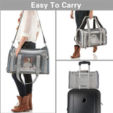 DS NA Bicycle Panniers – Dog Carrier Bag for Airplanes & Travel (Small Dogs)