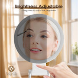 DS NA Mirror - Lighted Mirror - Makeup Mirror - 10x Magnifying Mirror - Double-S