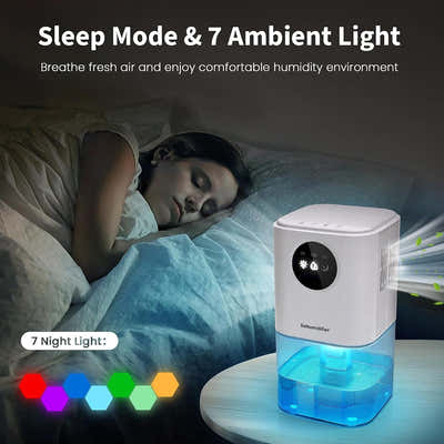 DS NA Dehumidifier - Ultra-Quiet Smart Dehumidifier For Drying Laundry