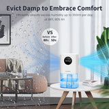 DS NA Dehumidifier - Ultra-Quiet Smart Dehumidifier For Drying Laundry