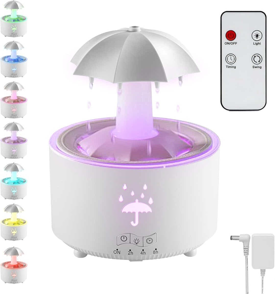 DS NA Aromatherapy Humidifier - Umbrella Humidifier - 300ml- 7-Color LED