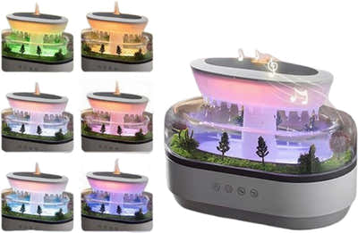 DS NA Humidifiers - Aromatherapy Humidifier With 7-Color Night Light and Music