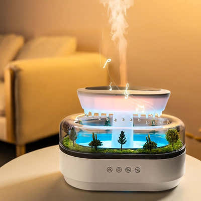 DS NA Humidifiers - Aromatherapy Humidifier With 7-Color Night Light and Music