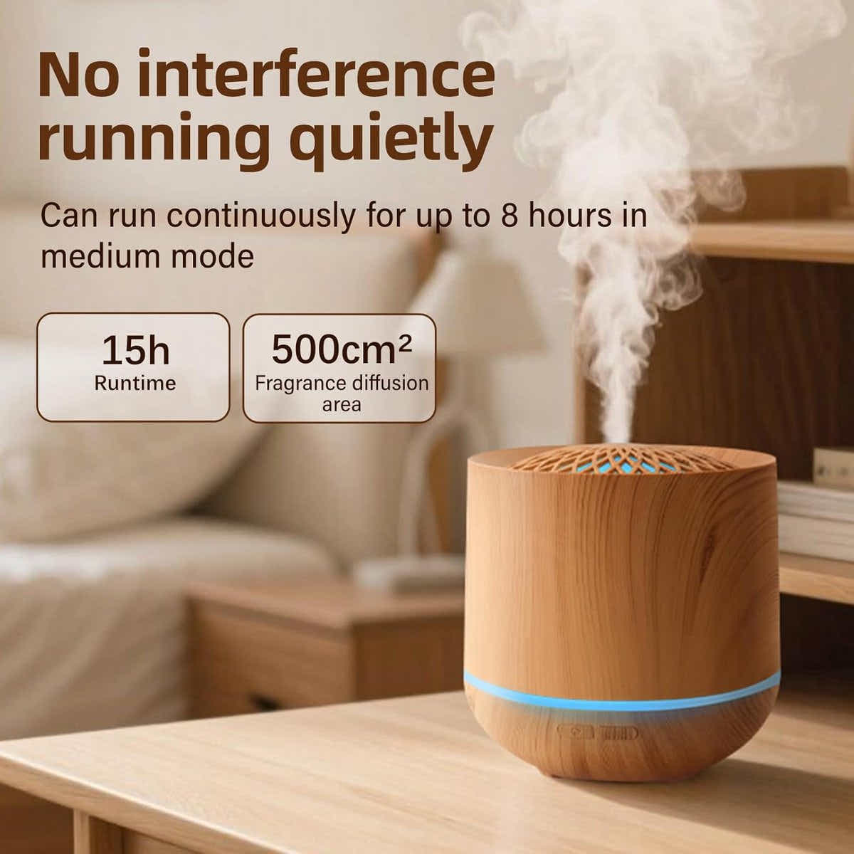 DS NA Humidifiers - Aromatherapy Humidifier - 300ml Diffuser 7-Colors Led