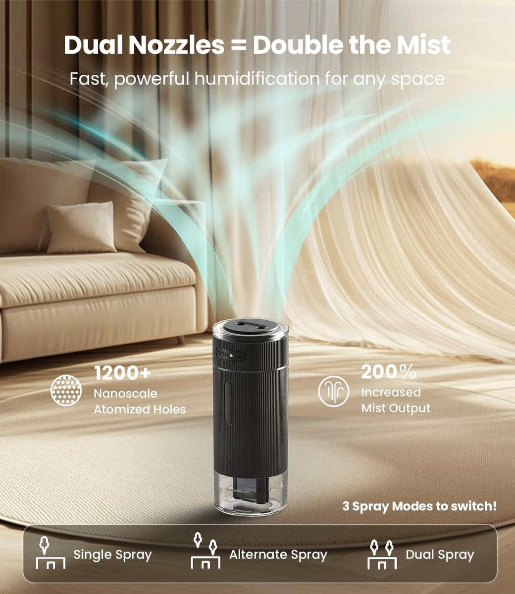 DS NA Humidifiers  Mini desktop humidifier for travel, office