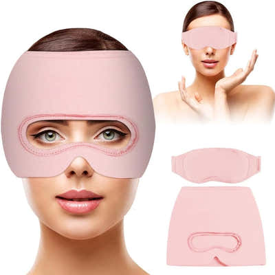 DS NA Migraine Relief Hat - Eye Mask - Cooling Eye Mask - Headache Relief - Hot