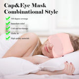 DS NA Migraine Relief Hat - Eye Mask - Cooling Eye Mask - Headache Relief - Hot