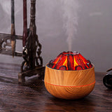 DS NA Aromatherapy Air Humidifier - Flame Effect Aromatherapy Diffuser - 300ml