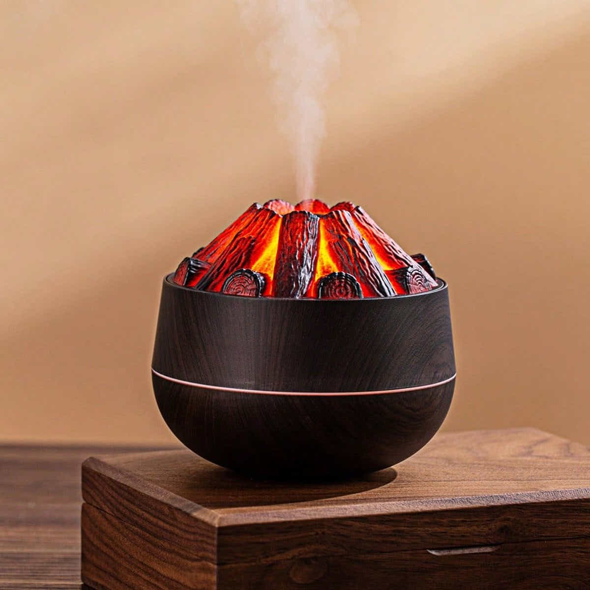 DS NA Aromatherapy Air Humidifier - Flame Effect Diffuser - 300ml