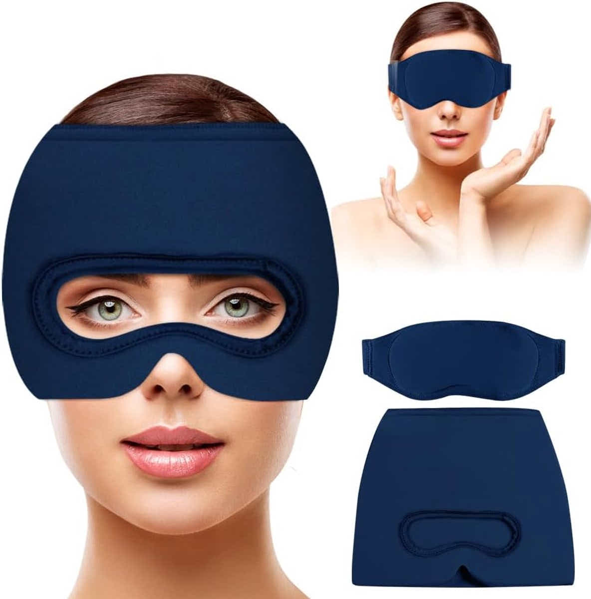DS NA Migraine Relief Hat – Cooling & Heating Eye Mask for Headache Relief