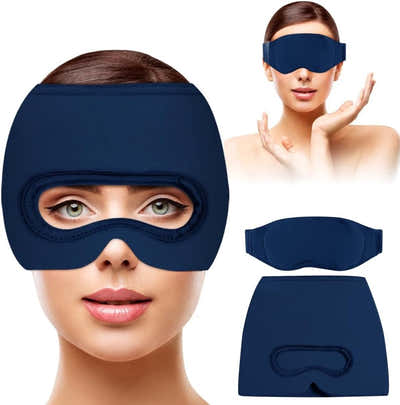 DS NA Migraine Relief Hat – Cooling & Heating Eye Mask for Headache Relief
