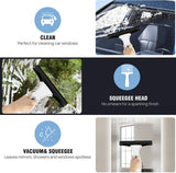 DS NA Windshield Wiper – Window Cleaner Squeegee Tool for Glass & Car Windshields