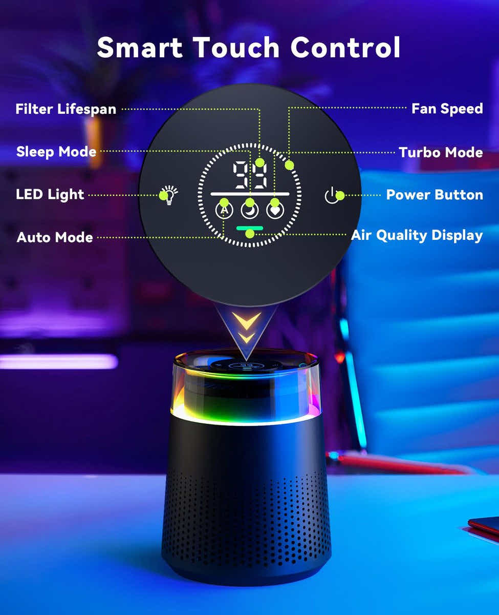 DS NA Air purifier - Air purifier with LED