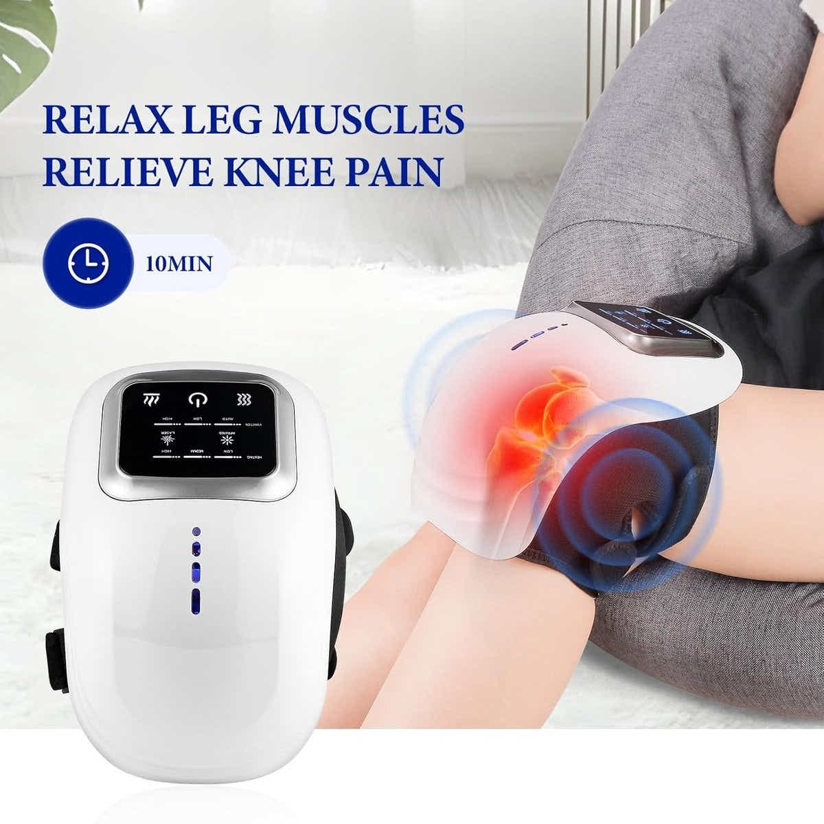 DS NA Rechargeable cordless knee massager - LED screen - For swollen and painful