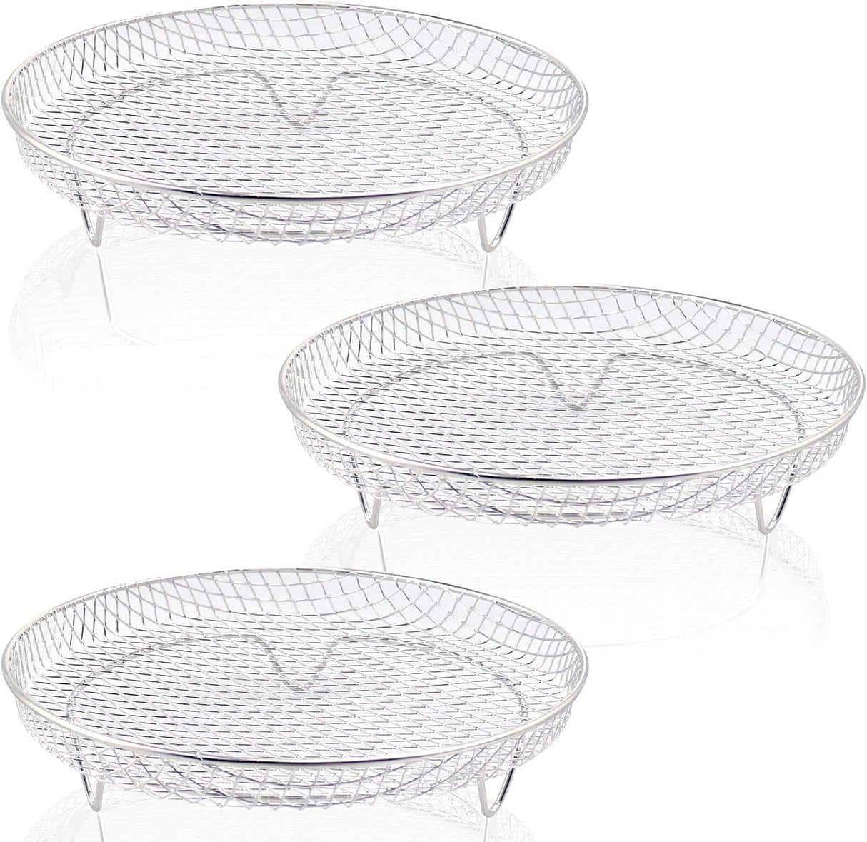 DS NA Multi-layer air fryer rack (3 round layers) - baking pan