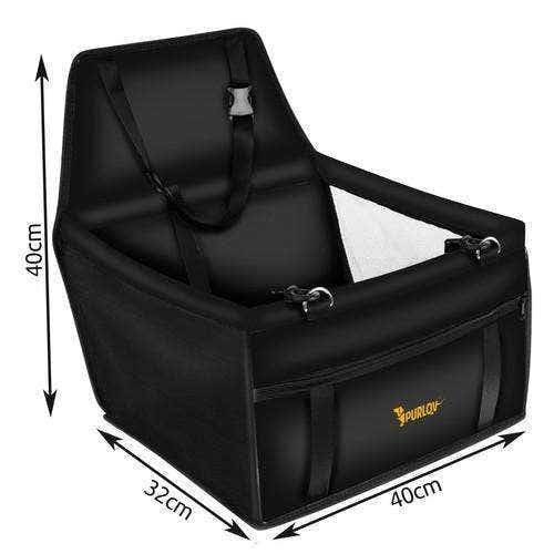 DS NA Pet Car Seat for Dogs and Cats - Black