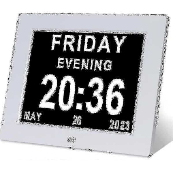 DS NA Dementia Watch Large Digital Calendar Day Date Watch for Seniors