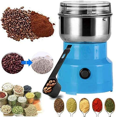 DS NA Multifunction Smash Machine Grinder, Ultra Fine Dry Food Grinder, Electric