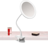 DS NA New Clip-on Magnifying Mirror with LED Light, Rechargeable Light Up Makeup