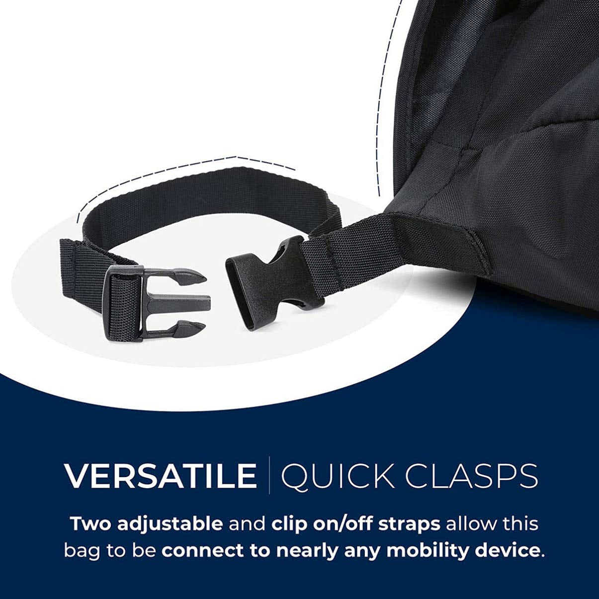 DS NA Wheelchair Pouch Wheelchair Bag Waterproof Large Wheelchair Accessories Ba