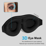 DS NA 2 Pack 100% Blackout Sleep Masks Most Comfortable Contoured Eye Cups