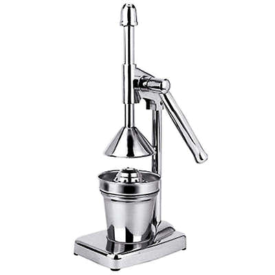 DS NA Stainless Steel Manual Press Fruit Squeezer Handheld Orange Lemon Maker Ve