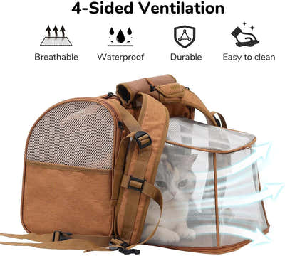 DS NA Travel Basket for Cats and Dogs - Carrier for Cats and Dogs - Bag