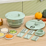 DS NA 2-in-1 Double Decker Vegetable Dryer - Fruit Salad Drainer - Six Replaceab
