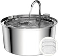 DS NA Cat Drinking Fountain – Quiet 3.2L Stainless Steel Water Fountain