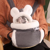 DS NA Cat Bed - Backpack for Pet Travel - Can be used as a cat basket indoors
