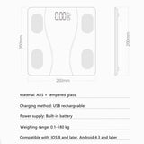 DS NA Smart Scale with Body Analysis - Measures BMI, Fat & Muscle Mass - USB