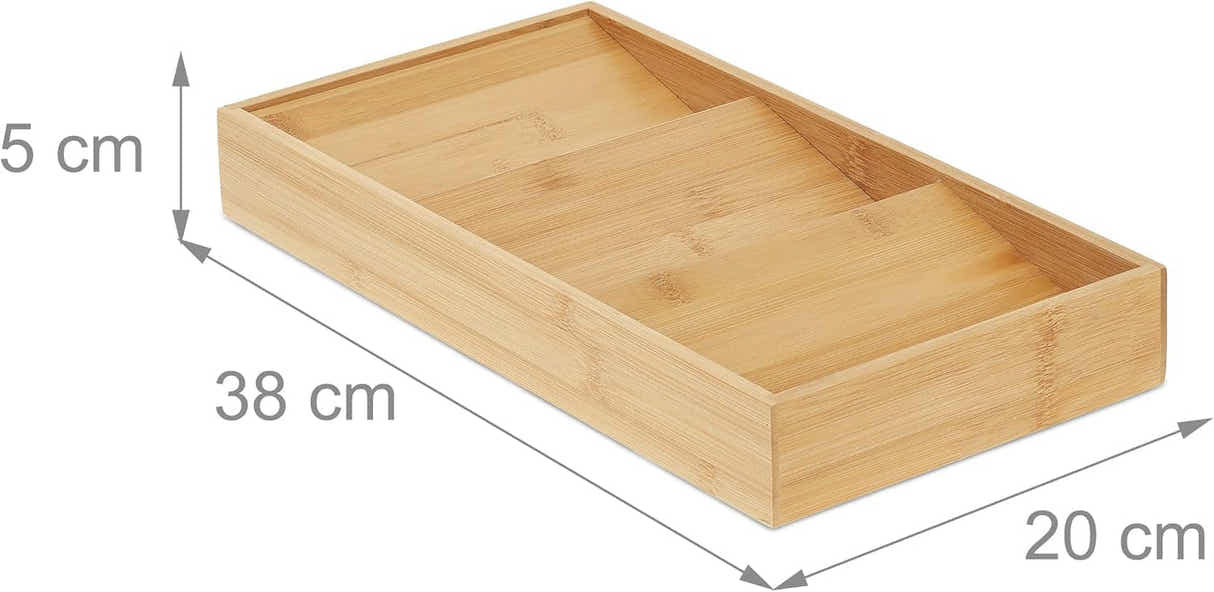 DS NA Relaxdays horizontal spice rack, 3 shelves, HBD: 5 x 20 x 38 cm, spice org