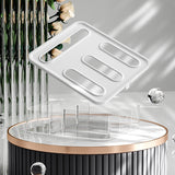 DS NA Transparent Bag Storage Box - Plastic Dispenser for Sandwich Bags & Freeze