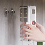 DS NA Transparent Bag Storage Box - Plastic Dispenser for Sandwich Bags & Freeze