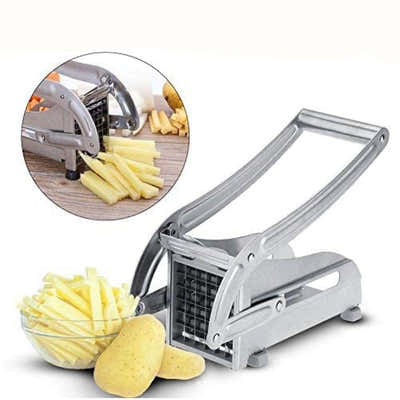 DS NA Potato Slicer - Household Manual Potato Slicer Made of Stainless Steel - C