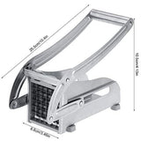 DS NA Potato Slicer - Household Manual Potato Slicer Made of Stainless Steel - C
