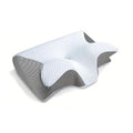 DS NA Viscoelastic Neck Pillow, Ergonomic Contour 2-in-1 Neck Pain Orthopedic Pi