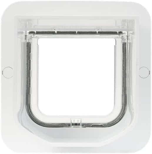 DS NA Cat Mate cat flap, white, comfortable for cat to get in and out