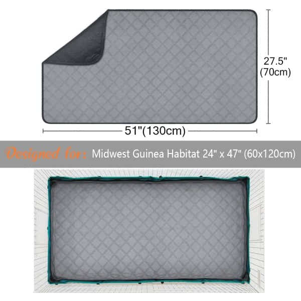 DS NA Burmat Guinea pig 60x120cm 2-pack GINISWEETY