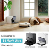 DS NA Replacement Parts for Roborock S8 Maxv Ultra, Main Brush and Side Brush
