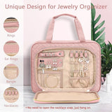 DS NA Hanging Travel Toiletry Bag – Large Makeup Organizer Bag