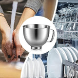 DS NA Stainless Steel Bowl for KitchenAid 4.5-5 Quart Tilt Head Stand Mixer, for