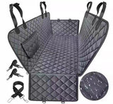 DS NA Dog Car Seat Cover with Mesh Window – Waterproof Back Seat Protector