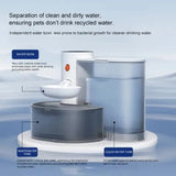 DS NA Smart Pet Water Dispenser - Tilted Design, Fresh Water Supply, Automatic W