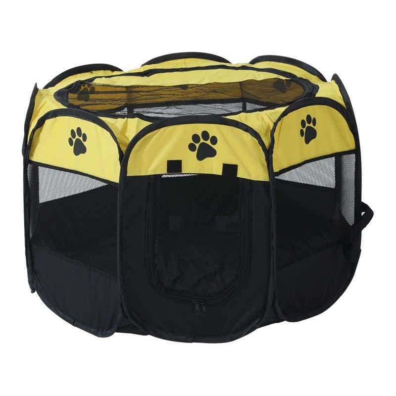 DS NA Portable Pet Playpen – Foldable Octagon Pet Tent with Durable Oxford Cloth